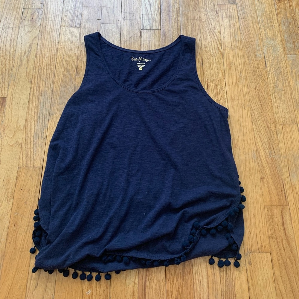 Lilly Pulitzer Navy Tank Top